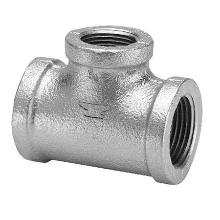 Thrifco Plumbing 1-1/2 Inch x 1-1/2 Inch x 3/4 Inch Galvanized Steel Reducer Tee 5217086